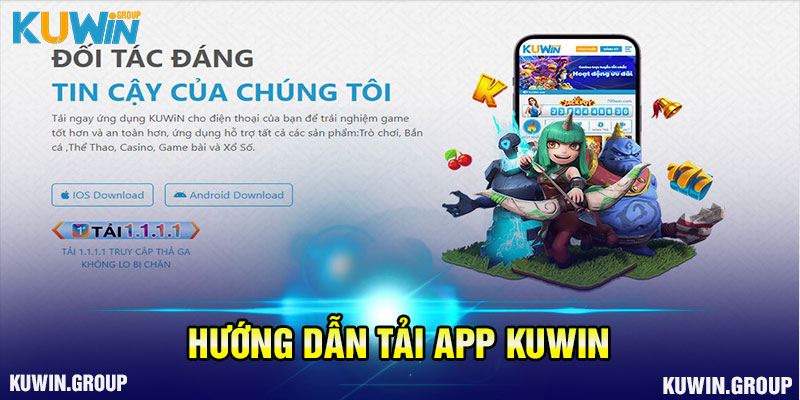 Hướng dẫn Tải app Kuwin